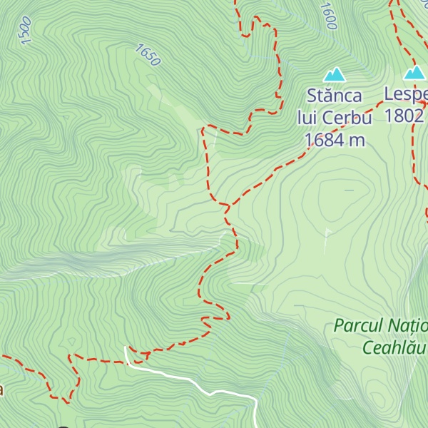 Map of Curmătura Picioru Șchiop