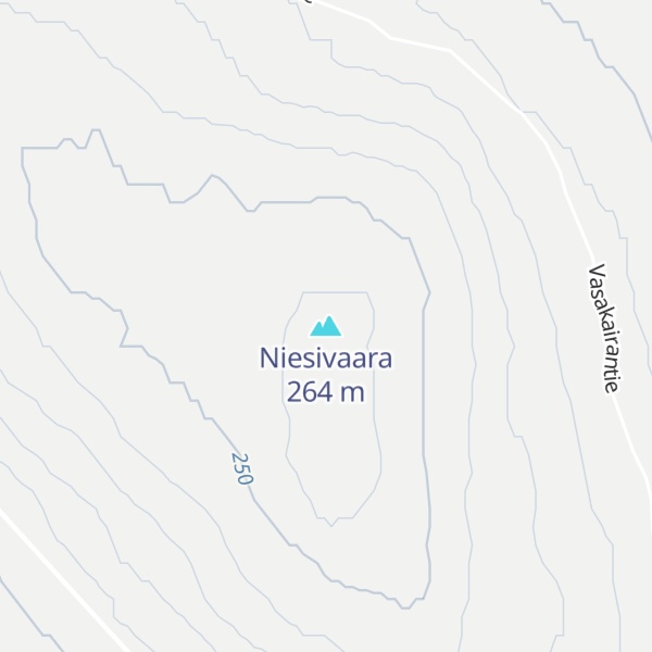 Map of Niesivaara