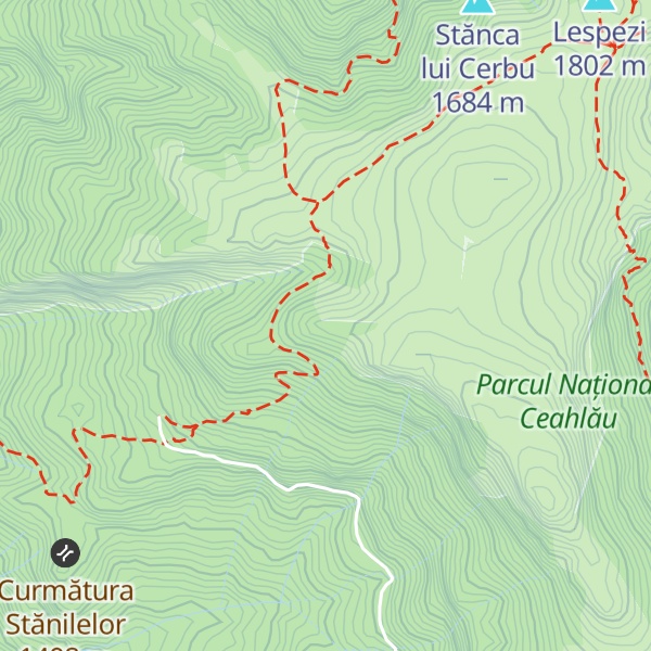 Map of La Pălărie