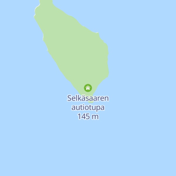 Map of Selkäsaaren autiotupa
