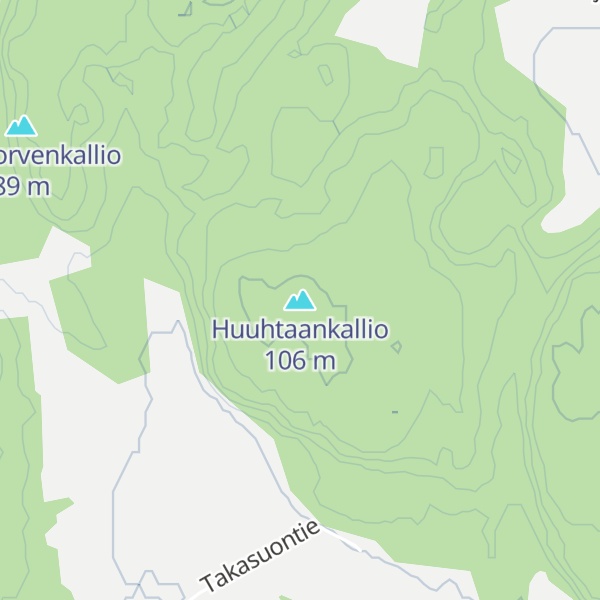 Map of Huuhtaankallio