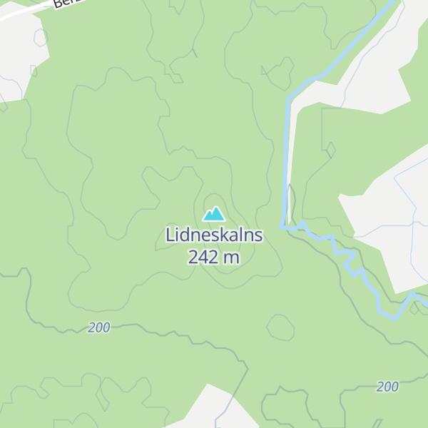 Map of Lidneskalns