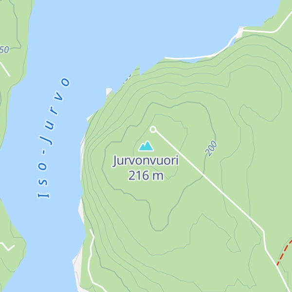 Map of Jurvonvuori