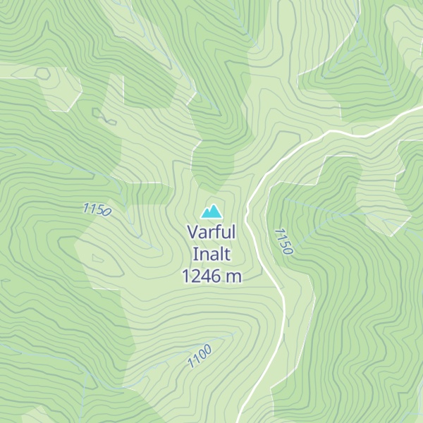 Map of Varful Inalt