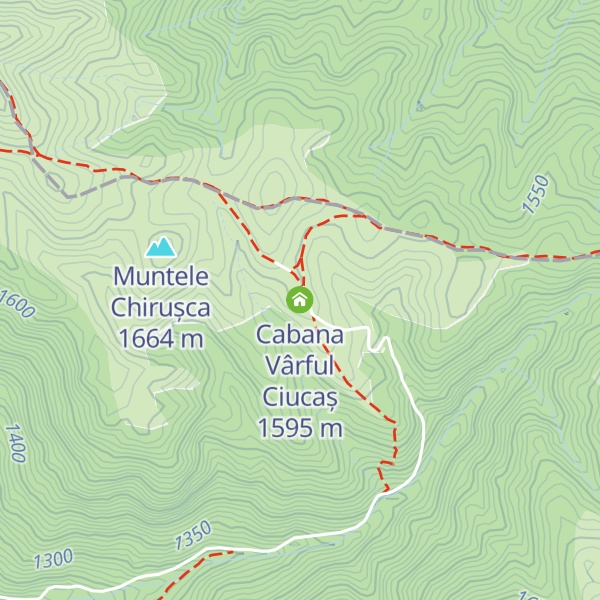 Map of Cabana Vârful Ciucaș