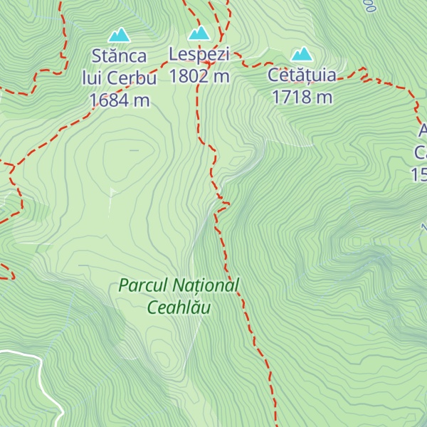 Map of Hornul Ursăriei