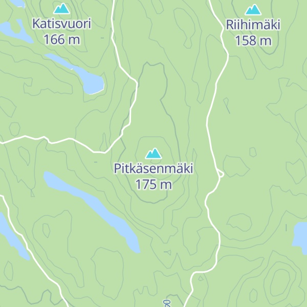 Map of Pitkäsenmäki