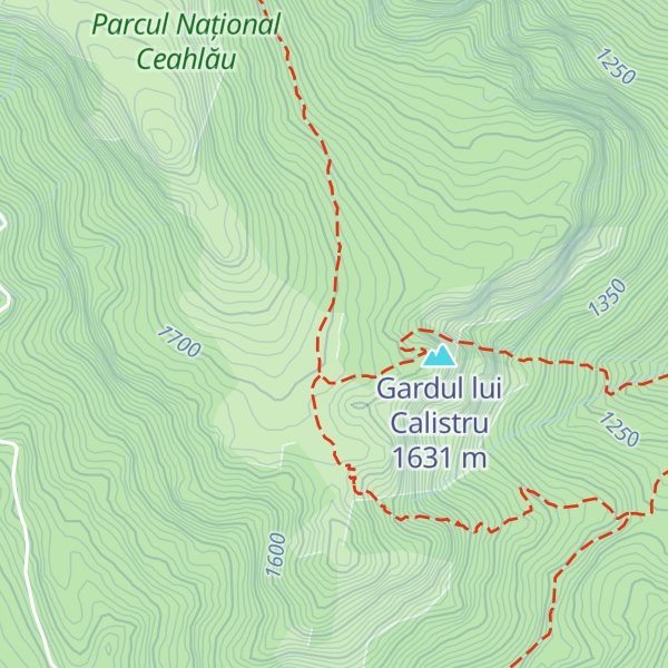 Map of Refugiu Ocolașu Mic