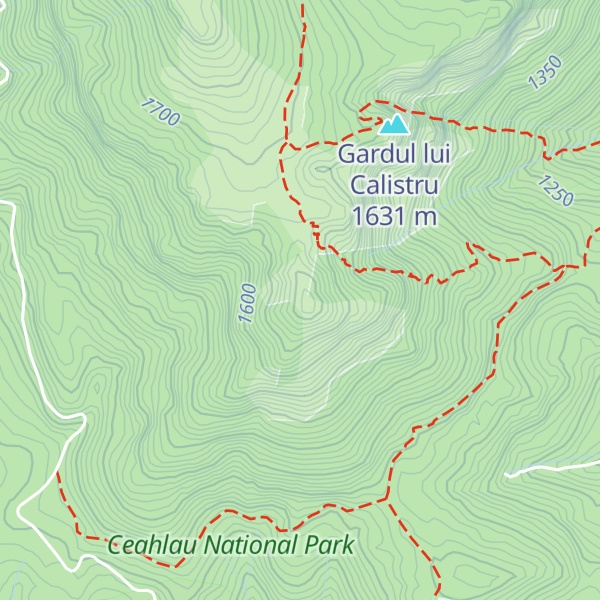 Map of Căciula lui Ciupercă