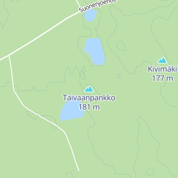 Map of Taivaanpankko