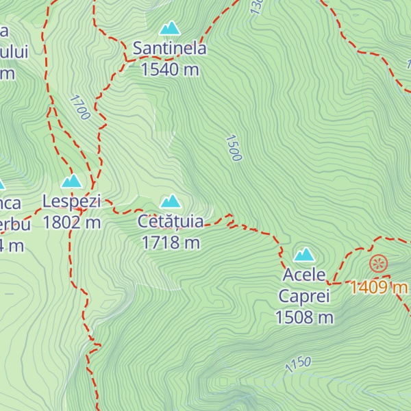 Map of Detunatele
