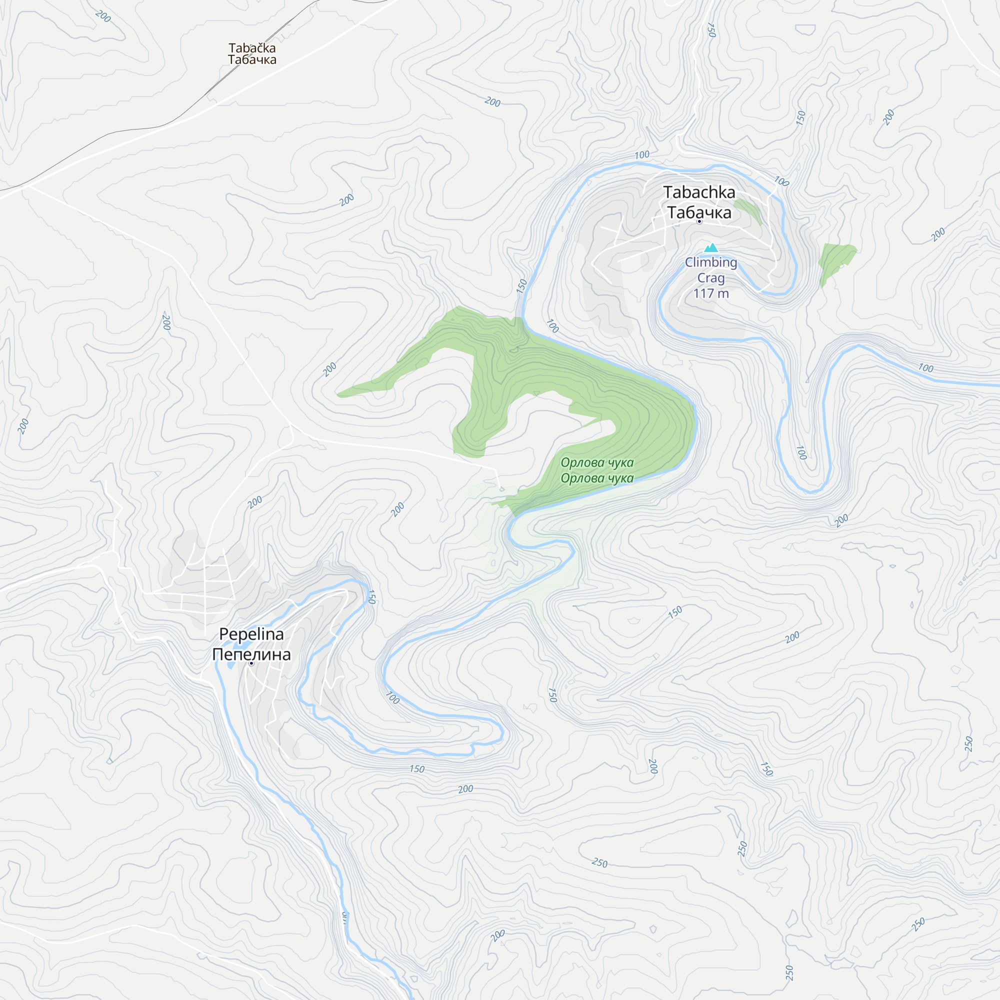 Orlova Chuka map