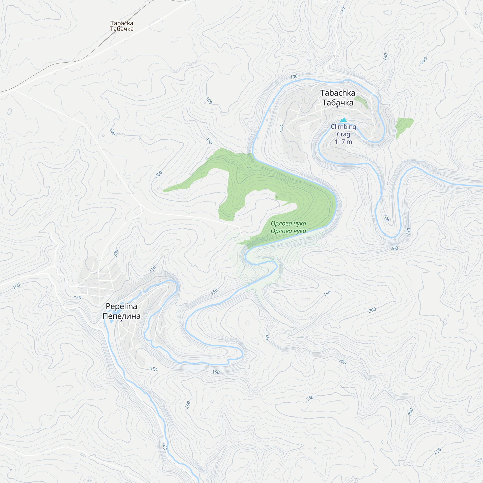 Orlova Chuka map