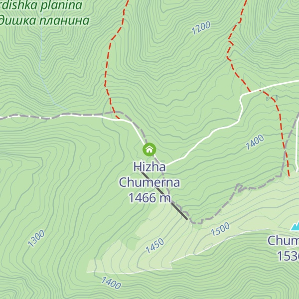 Map of Hizha Chumerna