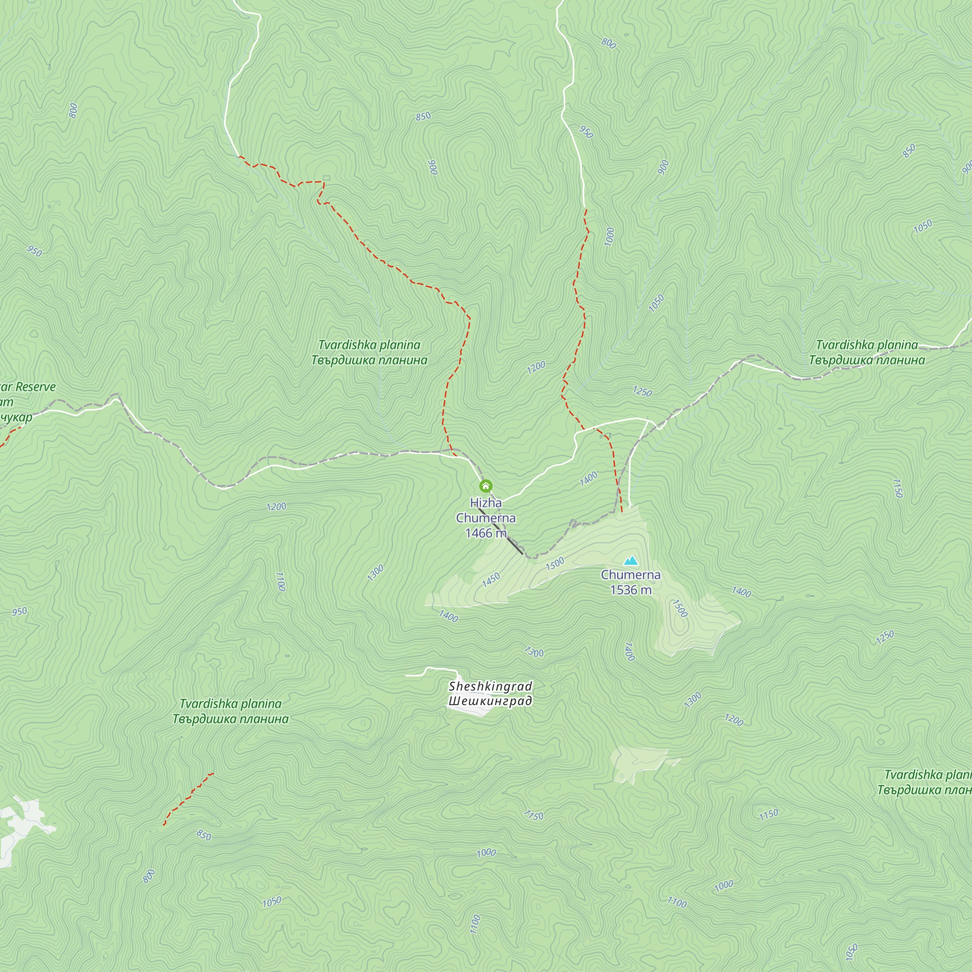 Hizha Chumerna map