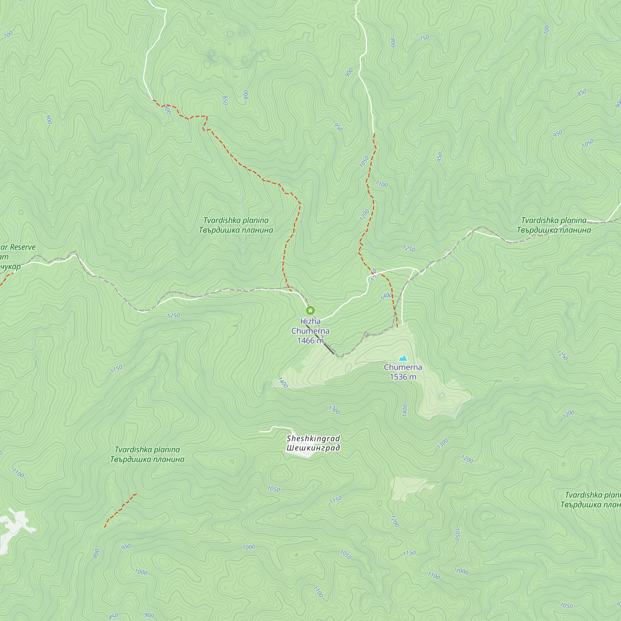 Hizha Chumerna map