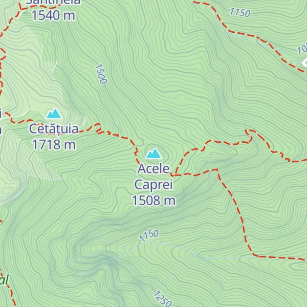 Map of Acele Caprei