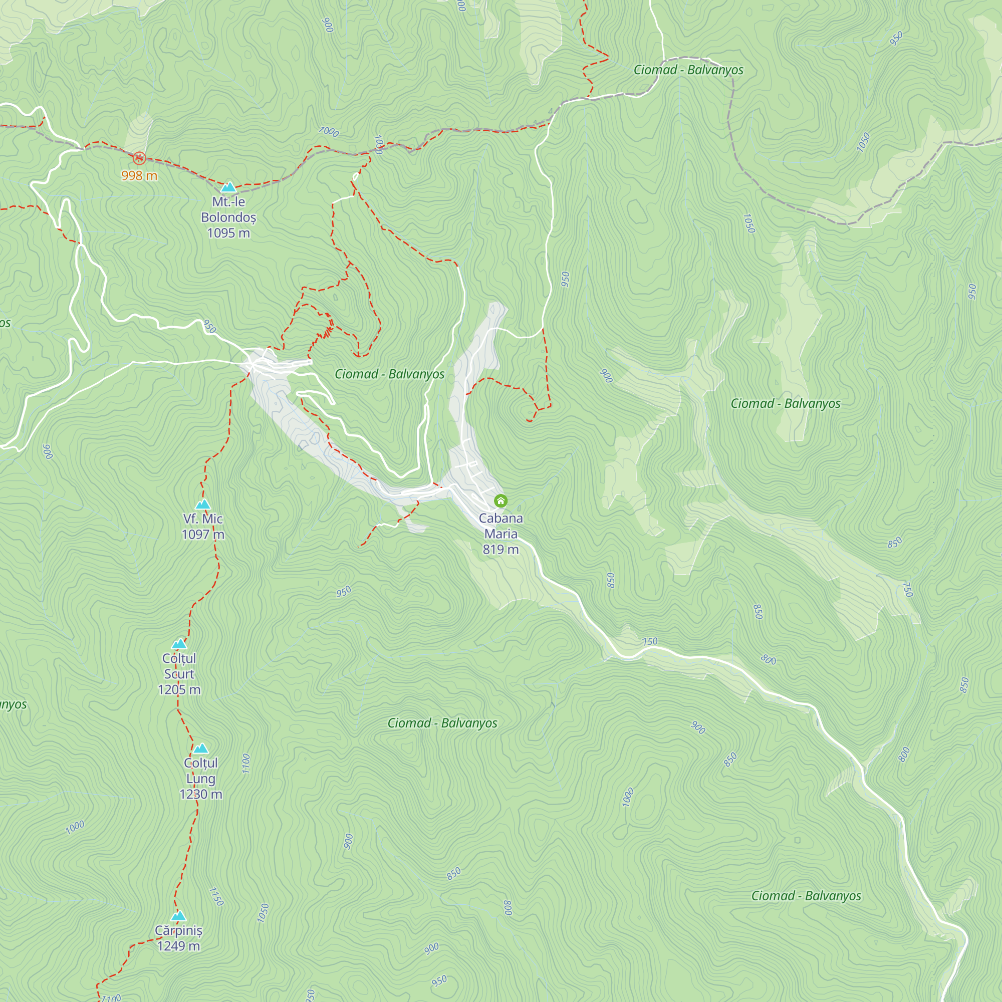 Cabana Maria map
