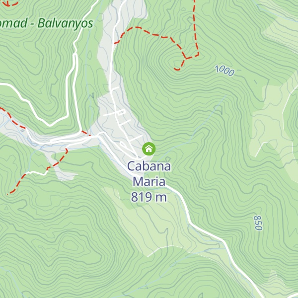 Map of Cabana Maria