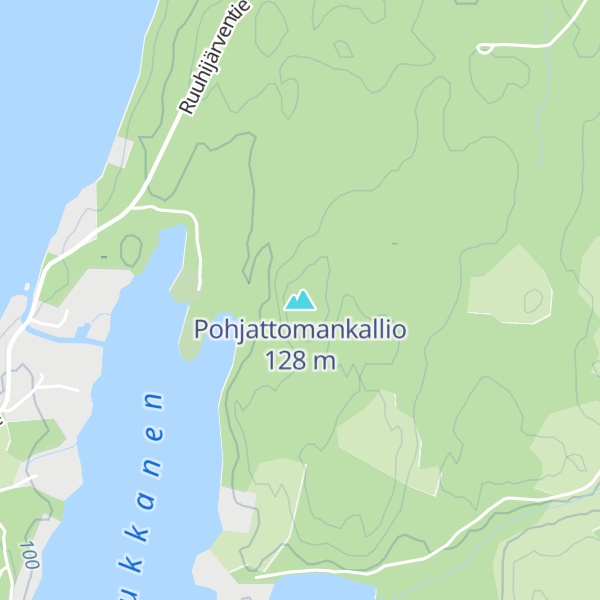 Map of Pohjattomankallio