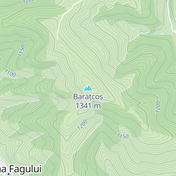 Map of Barațcoș