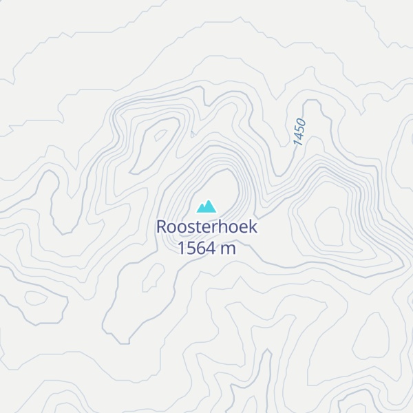 Map of Roosterhoek