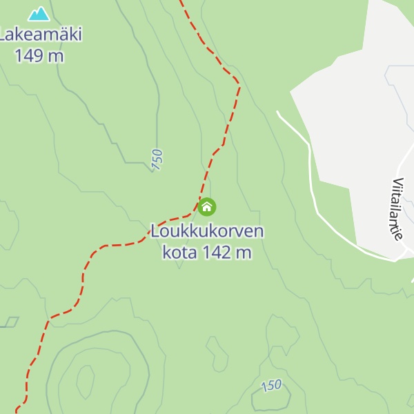 Map of Loukkukorven kota