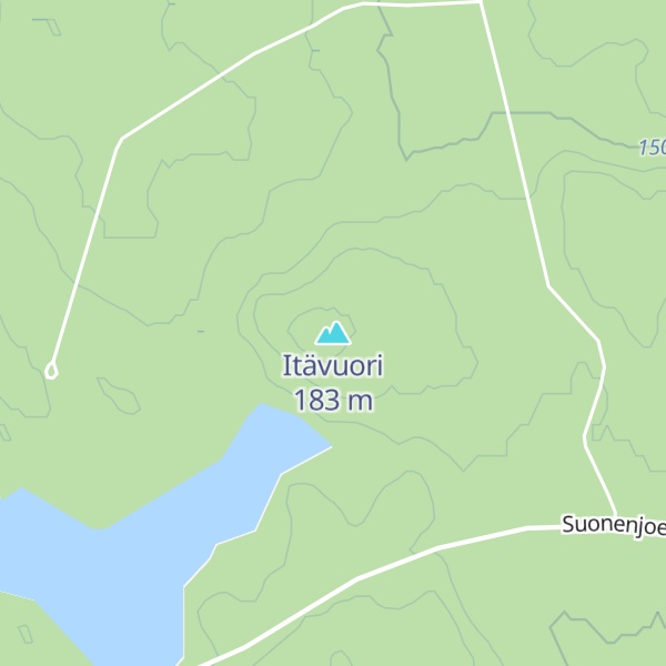 Map of Itävuori