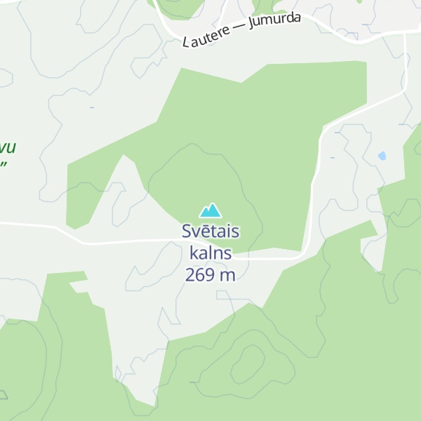 Map of Svētais kalns