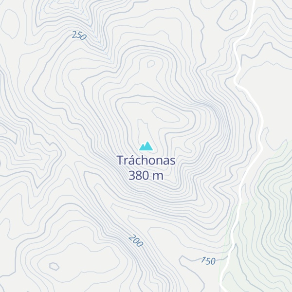 Map of Tráchonas