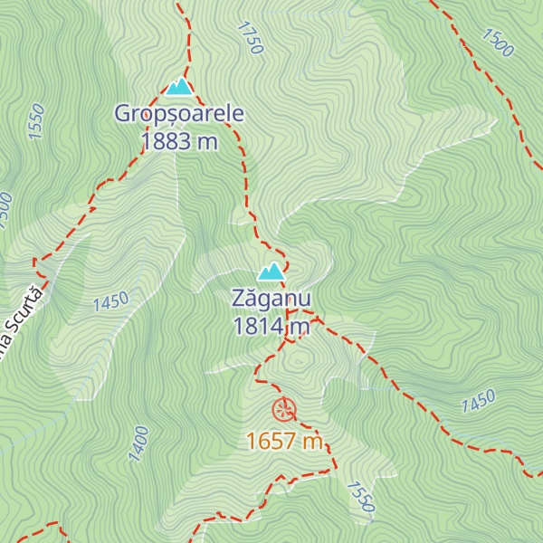 Map of Zăganu