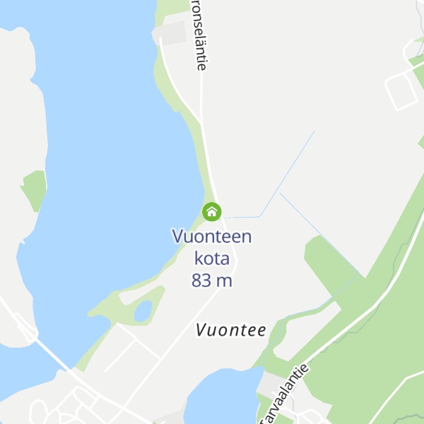 Map of Vuonteen kota