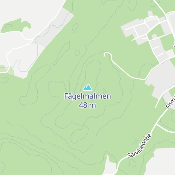 Map of Fågelmalmen
