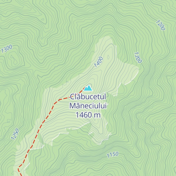 Map of Clăbucetul Măneciului