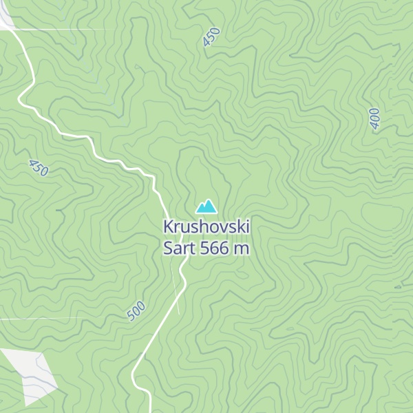 Map of Krushovski Sart