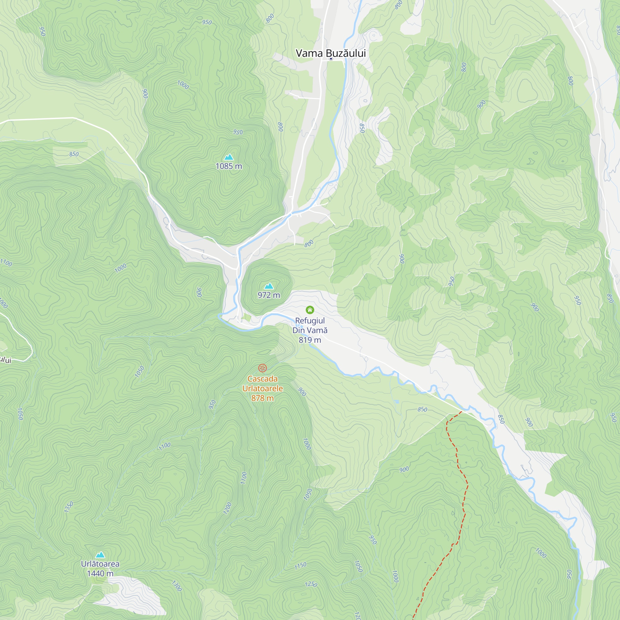 Refugiul Din Vamă map
