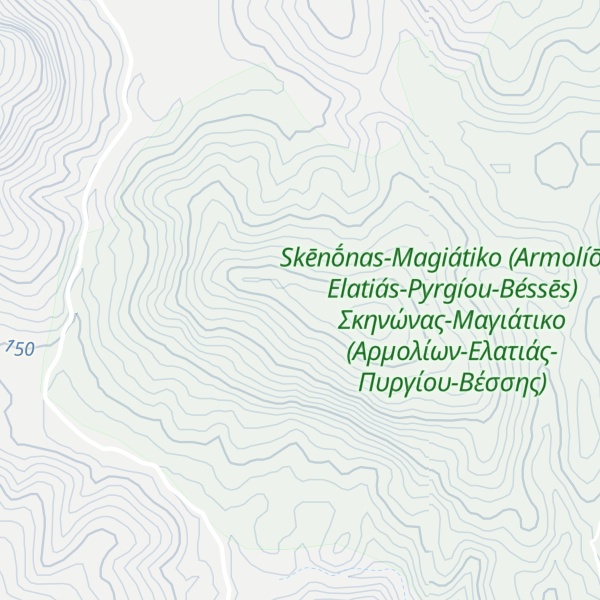Map of Skinónas