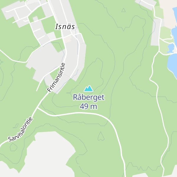 Map of Råberget