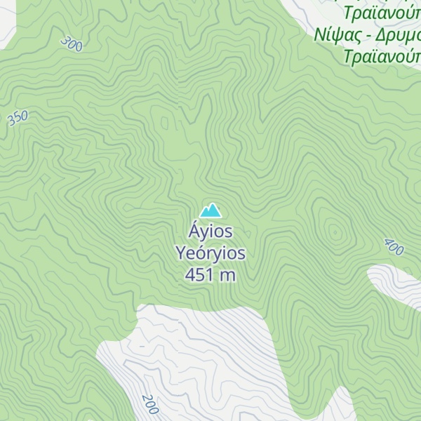 Map of Áyios Yeóryios