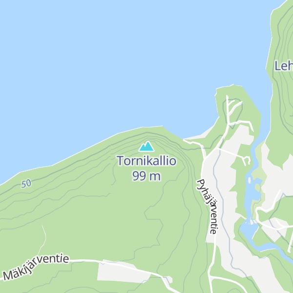 Map of Tornikallio