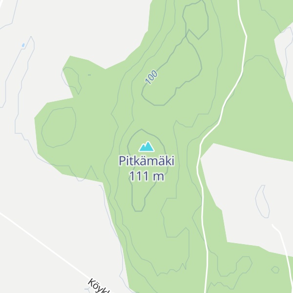 Map of Pitkämäki