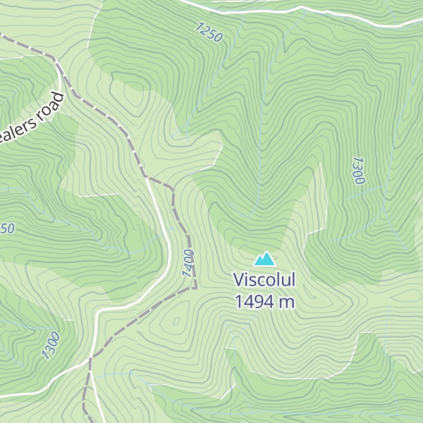 Map of Refugiu montan Vf. Viscolul