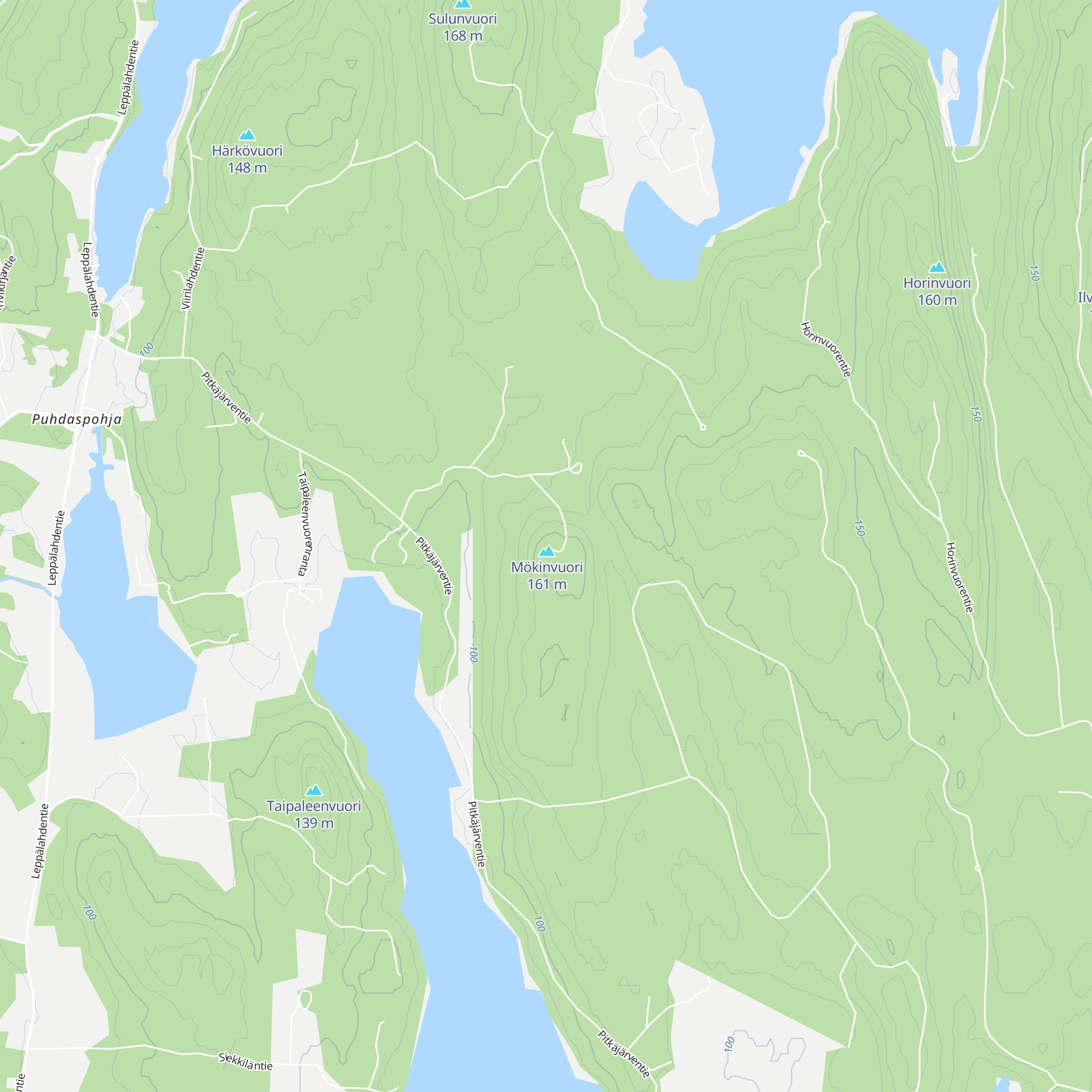 Mökinvuori kota map