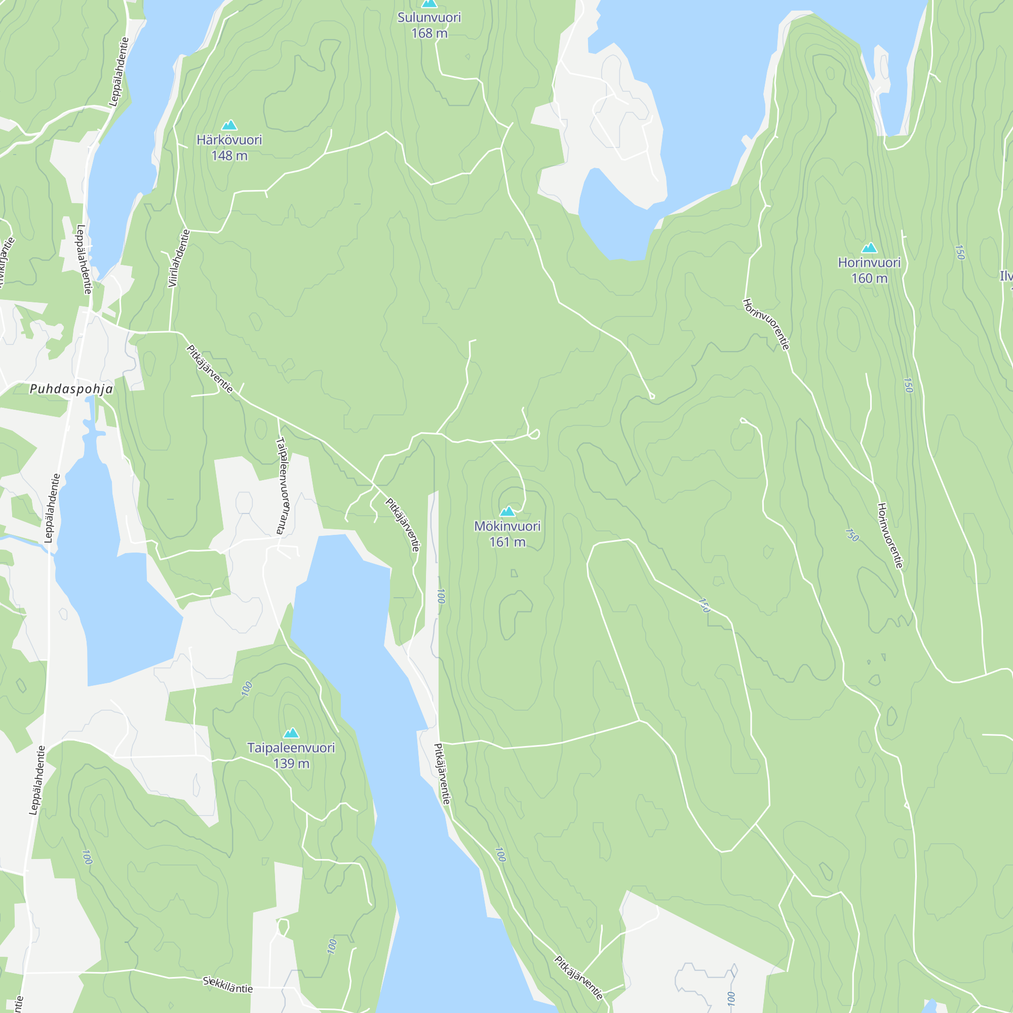 Mökinvuori kota map