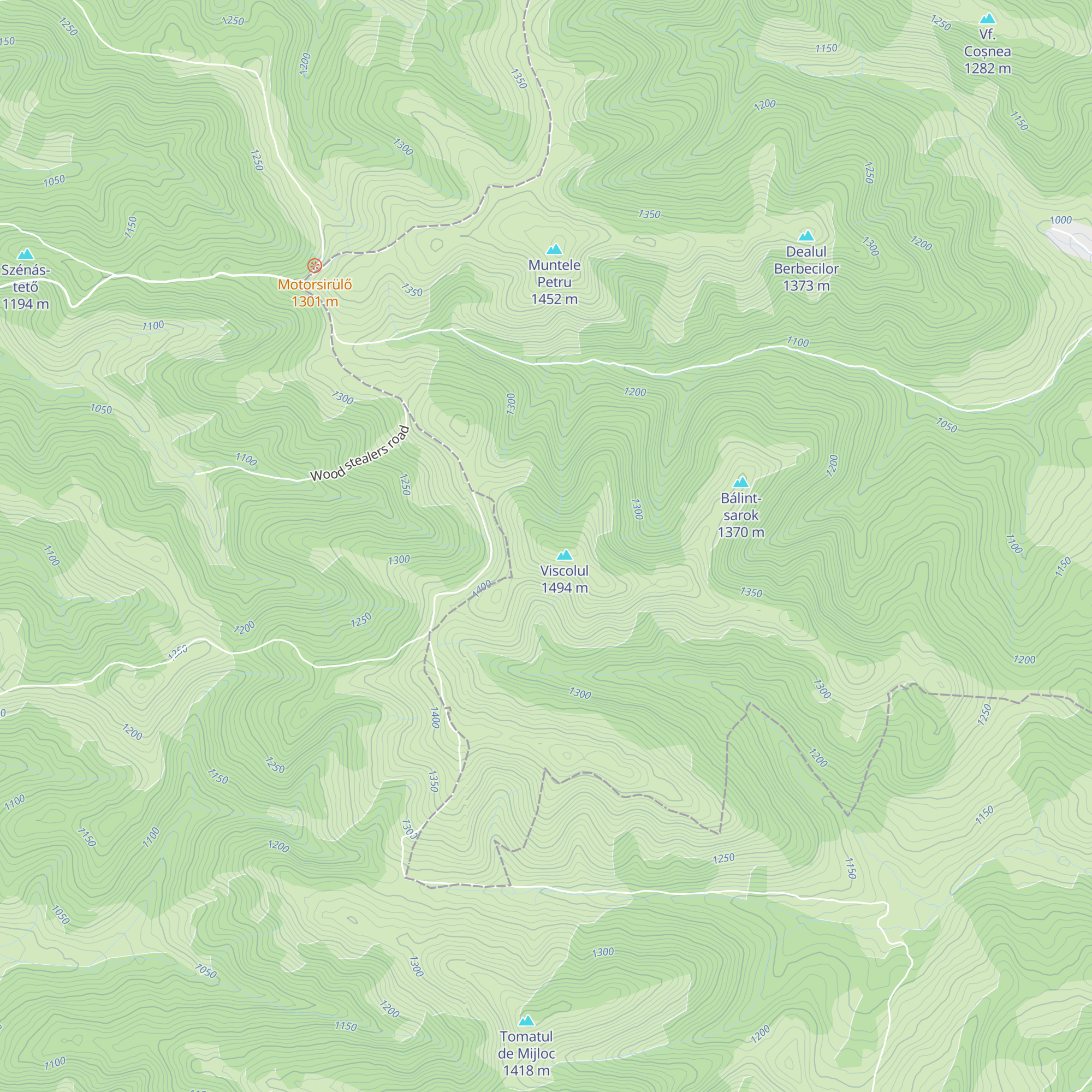 REFUGIUL VISCOL map