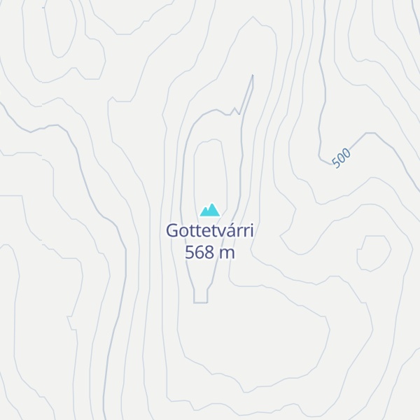 Map of Gottetvárri
