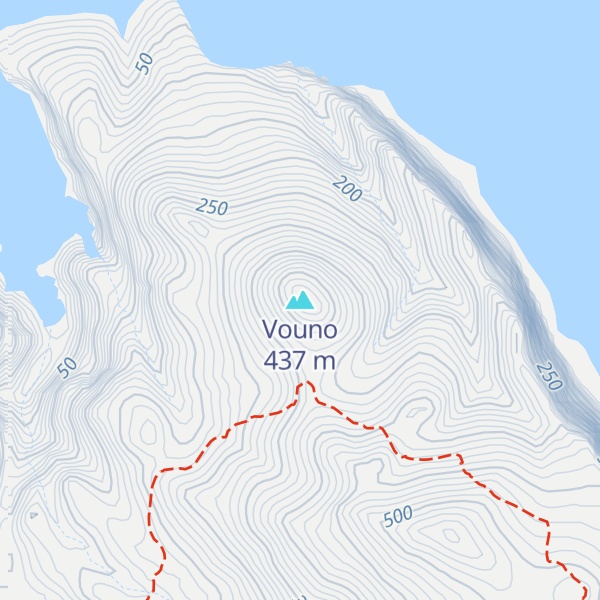 Map of Vouno