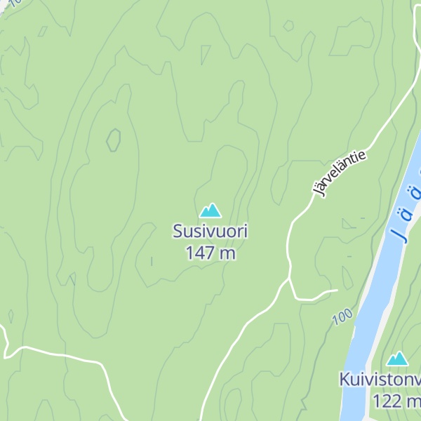Map of Susivuori