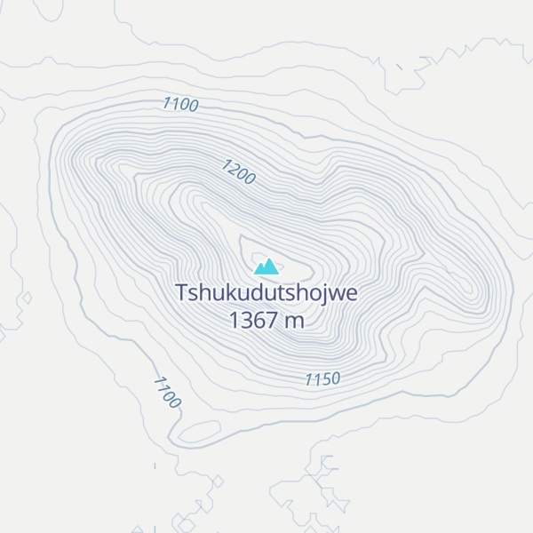 Map of Tshukudutshojwe