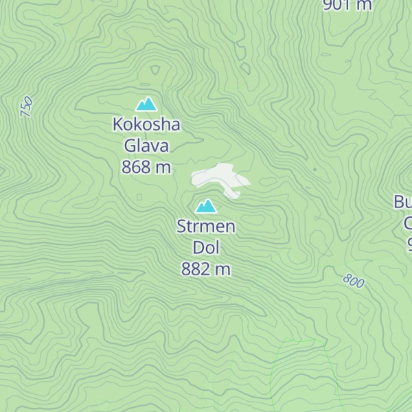 Map of Strmen Dol